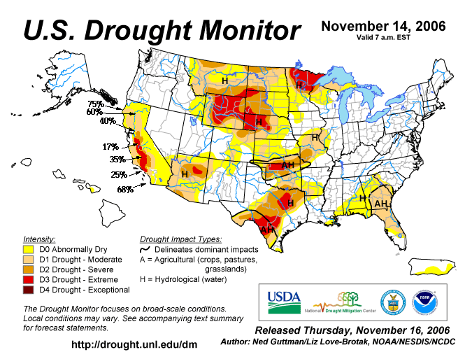 drought map