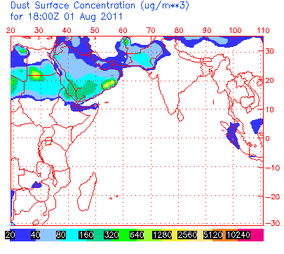 Pakistan Dust Cloud