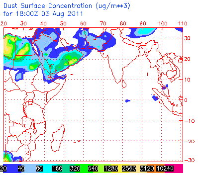 Pakistan Dust Cloud