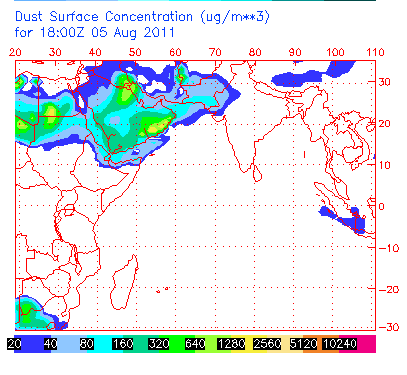 Pakistan Dust Cloud