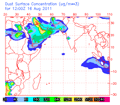 Pakistan Dust Cloud