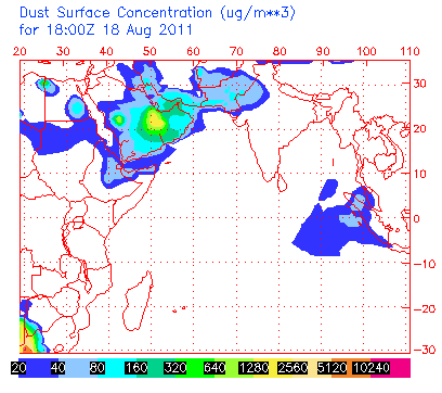 Pakistan Dust Cloud