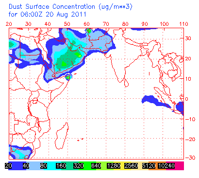 Pakistan Dust Cloud