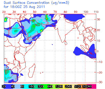 Pakistan Dust Cloud