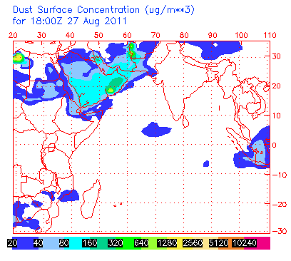 Pakistan Dust Cloud