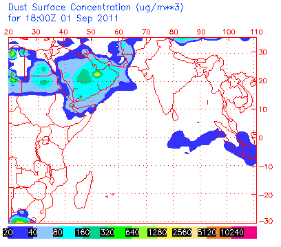 Pakistan Dust Cloud