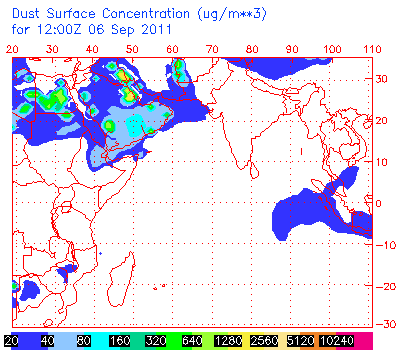 Pakistan Dust Cloud