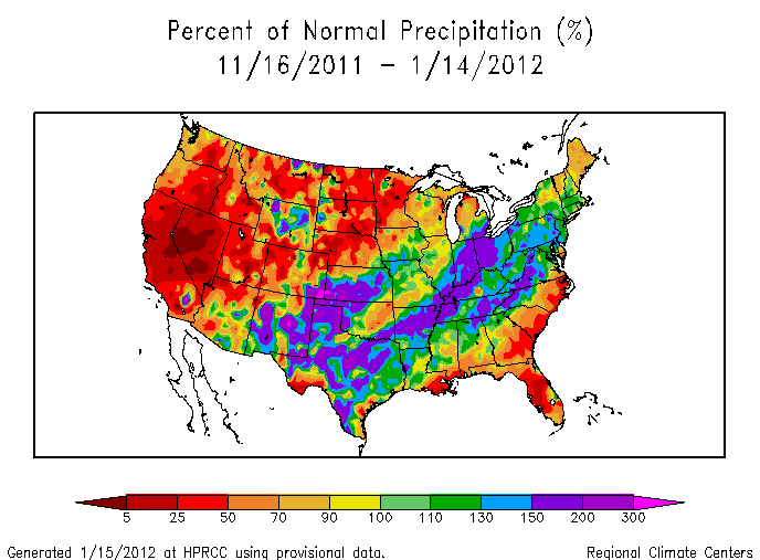 USA drought 2012