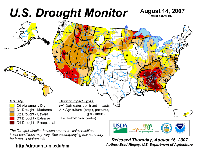 drought map