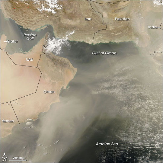 Pakistan dust cloud